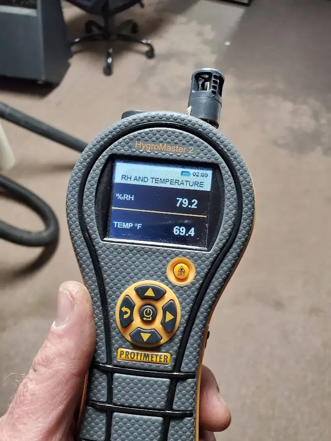 Moisture meter humidity assessment for Mold Remediation & Removal in Friendswood